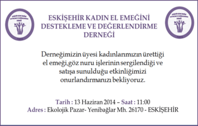 ESKİŞEHİR EKOLOJİK PAZARA KARDEŞ GELİYOR